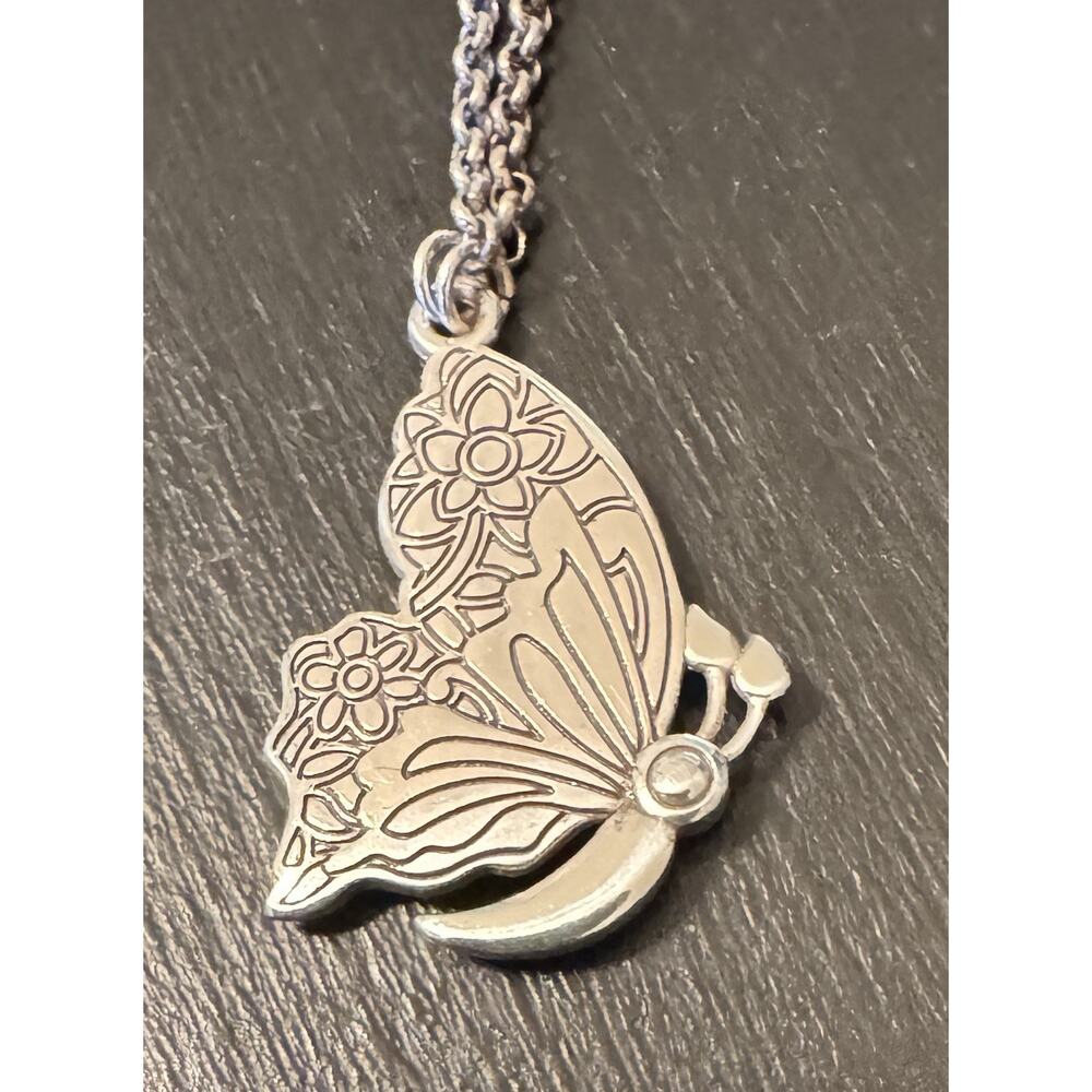 Brighton Winfield Butterfly Reversible Necklace - Picture 3 of 4